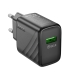 Зарядний блок живлення USB HOCO CS21A Rich 18 W чорний Зарядний блок живлення USB HOCO CS21A Rich 18 W чорний