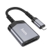 Кардридер HOCO UA25 2-in-1 card reader iP Metal Gray new Кардридер HOCO UA25 2-in-1 card reader iP Metal Gray new
