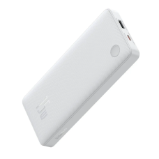 Універсальна мобільна батарея 10000 mAh Baseus Airpow Lite 15 W повербанк білий