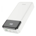 Універсальна мобільна батарея 20000 mAh Hoco J102A Cool figure 20 W повербанк з дисплеєм білий Універсальна мобільна батарея 20000 mAh Hoco J102A Cool figure 20 W повербанк з дисплеєм білий