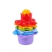 Іграшкова пірамідка Technok Toys 6580 пластик 7 пасочок 29 см різнобарвний