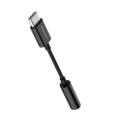 Аудіокабель Type-C/3.5 мм AUX 0.1 м WUW X211 чорний