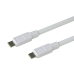 Кабель Type-C/Type-C 1 м HOCO X84 6 мм 3 А білий Кабель Type-C/Type-C 1 м HOCO X84 6 мм 3 А білий