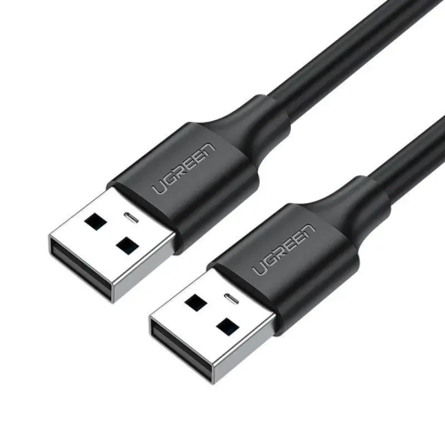 Кабель USB/USB 1.5 м Ugreen US-102 чорний