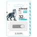 Флеш пам'ять USB 32 GB Wibrand Irbis USB 2.0 сріблястий Флеш пам'ять USB 32 GB Wibrand Irbis USB 2.0 сріблястий