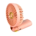 Вентилятор портативний Mini fan AND XL-880 діаметр 9 см з підставкою для телефону та дисплеєм рожевий Вентилятор портативний Mini fan AND XL-880 діаметр 9 см з підставкою для телефону та дисплеєм рожевий