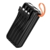 Універсальна мобільна батарея 20000 mAh Hoco J151A Spirit 10 W повербанк з дисплеєм чорний