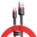 Кабель USB/Type-C 1 м Baseus Cafule 3 А червоний Кабель USB/Type-C 1 м Baseus Cafule 3 А червоний