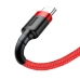 Кабель USB/Type-C 1 м Baseus Cafule 3 А червоний Кабель USB/Type-C 1 м Baseus Cafule 3 А червоний