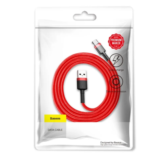 USB кабель Baseus Cafule Type-C 3A 1m red new
