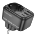 Мережевий фільтр 1 розетка BOROFONE BAC14 Wide 2хUSB/Type C 3 А чорний
