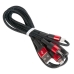 Кабель 3в1 USB/Apple Lightning+Type-C+microUSB 1 м Hoco X26 Xpress чорний з червоним Кабель 3в1 USB/Apple Lightning+Type-C+microUSB 1 м Hoco X26 Xpress чорний з червоним