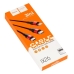 Кабель 3в1 USB/Apple Lightning+Type-C+microUSB 1 м Hoco X26 Xpress чорний з червоним Кабель 3в1 USB/Apple Lightning+Type-C+microUSB 1 м Hoco X26 Xpress чорний з червоним