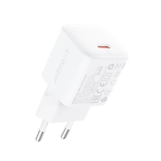 Зарядний блок живлення Type-C ACEFAST A118 mini GaN 30 W 5 V 3 A білий