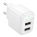 Зарядний блок живлення 2хUSB BOROFONE BAS41A Potential 12 W 5 V 2 A білий