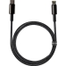 Кабель Type-C/Apple Lightning 1 м Baseus Tungsten 20 Вт чорний Кабель Type-C/Apple Lightning 1 м Baseus Tungsten 20 Вт чорний