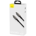 Кабель Type-C/Apple Lightning 1 м Baseus Tungsten 20 Вт чорний Кабель Type-C/Apple Lightning 1 м Baseus Tungsten 20 Вт чорний