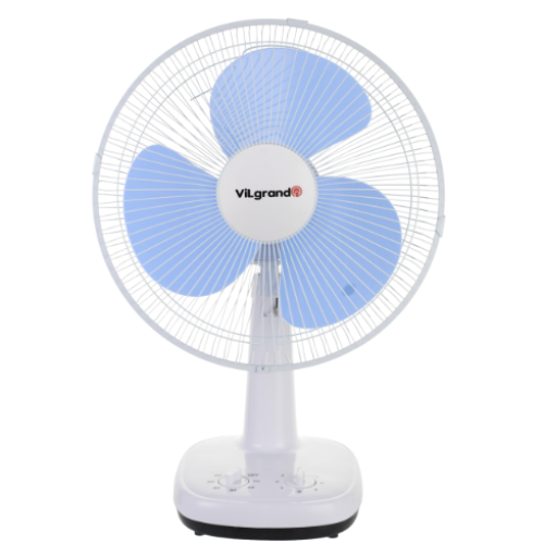 Вентилятор настільний Vilgrand VTF3031 діаметр 30 см білий з блакитним