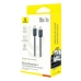 Кабель Type-C/Type-C 1 м Baseus Dynamic 4 100 Вт сірий Кабель Type-C/Type-C 1 м Baseus Dynamic 4 100 Вт сірий