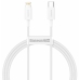 Кабель Type-C/Apple Lightning 2 м Baseus Superior 20 Вт білий Кабель Type-C/Apple Lightning 2 м Baseus Superior 20 Вт білий