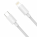 Кабель Type-C/Apple Lightning 2 м Baseus Superior 20 Вт білий Кабель Type-C/Apple Lightning 2 м Baseus Superior 20 Вт білий