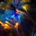 Світлодіодна гірлянда-завіса прозорий дріт 240 LED Magic Lights USB з пультом ліхтарики 2 х 2 м мульти