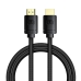 Кабель HDMI/HDMI 1 м Baseus CAKGQ-J01 чорний Кабель HDMI/HDMI 1 м Baseus CAKGQ-J01 чорний