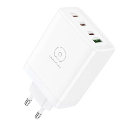 Зарядний блок живлення 3хType-C+USB WUW C158 100 W 20 V 5 A білий