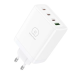 Зарядний блок живлення 3хType-C+USB WUW C158 100 W 20 V 5 A білий Зарядний блок живлення 3хType-C+USB WUW C158 100 W 20 V 5 A білий