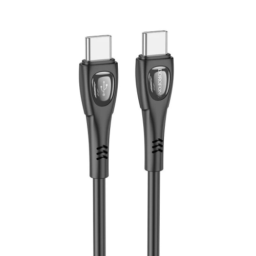 Кабель Type-C/Type-C 1 м BOROFONE BX98 Superior 60 Вт 3 А чорний