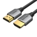 Кабель HDMI/HDMI 3 м Vention ALEHI Ultra Thin HD v2.0 чорний з сірим Кабель HDMI/HDMI 3 м Vention ALEHI Ultra Thin HD v2.0 чорний з сірим