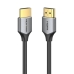 Кабель HDMI/HDMI 3 м Vention ALEHI Ultra Thin HD v2.0 чорний з сірим Кабель HDMI/HDMI 3 м Vention ALEHI Ultra Thin HD v2.0 чорний з сірим