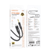 Аудiокабель Apple Lightning/3.5 мм AUX 1 м BOROFONE BL22 Dignity чорний