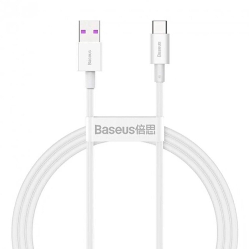 Кабель USB/Type-C 2 м Baseus Superior 66 Вт білий