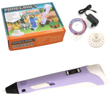 / Ручка 3D Mincraft, для дитячої творчості, 3D PEN-44 фіолетовий