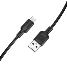 Кабель USB/micro-USB 3 м BOROFONE BX113 Lenny 2.4 A чорний