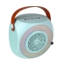 Колонка портативна з мікрофоном XO F42 Dazzling Bluetooth LED блакитний