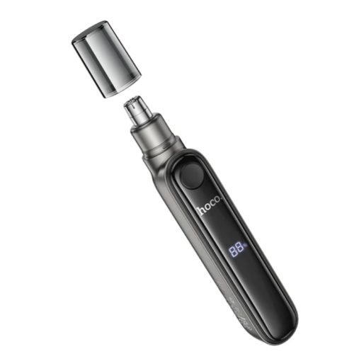 Тример для носа та вух HOCO HP33 USB з дисплеєм сірий