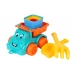 Іграшковий набір для піску Машинка 7 предметів Technok Toys 7051 блакитний Іграшковий набір для піску Машинка 7 предметів Technok Toys 7051 блакитний