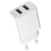 Зарядний пристрій з кабелем 2хUSB/Apple Lightning 1 м XO L109 12 W 5 V 2.4 A білий Зарядний пристрій з кабелем 2хUSB/Apple Lightning 1 м XO L109 12 W 5 V 2.4 A білий