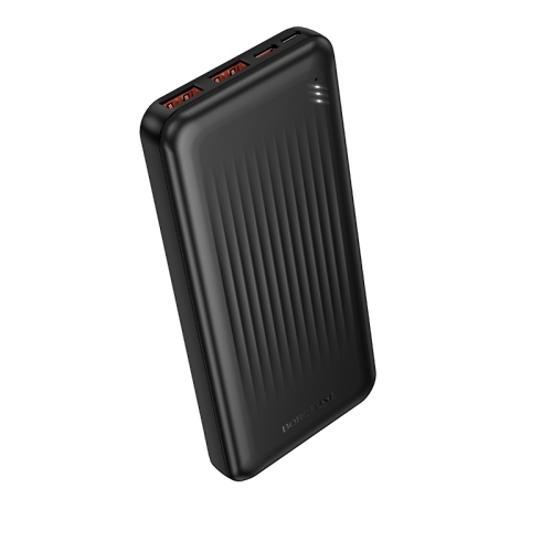 Універсальна мобільна батарея 10000 mAh BOROFONE BJ80 Clever 22.5 W повербанк чорний
