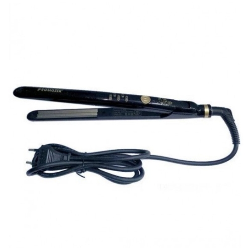 / Плойка-щипці Pro Mozer MZ-7061B 45Вт, 2м, для волосся, гофре, з керамічним покриттям, чорний