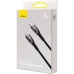 Кабель Type-C/Apple Lightning 2 м Baseus Glimmer Series 20 Вт чорний Кабель Type-C/Apple Lightning 2 м Baseus Glimmer Series 20 Вт чорний