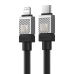 Кабель Type-C/Apple Lightning 2 м Baseus CoolPlay 20 Вт чорний Кабель Type-C/Apple Lightning 2 м Baseus CoolPlay 20 Вт чорний
