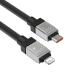 Кабель Type-C/Apple Lightning 2 м Baseus CoolPlay 20 Вт чорний Кабель Type-C/Apple Lightning 2 м Baseus CoolPlay 20 Вт чорний