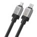 Кабель Type-C/Apple Lightning 2 м Baseus CoolPlay 20 Вт чорний Кабель Type-C/Apple Lightning 2 м Baseus CoolPlay 20 Вт чорний