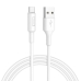 Кабель USB/Type-C 1 м Hoco X25 Soarer 3 А білий