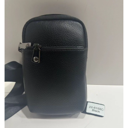 / Сумка Чоловіча Чорна Backpack for men AND JASPER Шкіра 22-6158c new