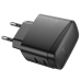 Зарядний блок живлення 2хType-C HOCO CS62A Bright 45 W 2.4 A чорний