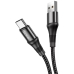 Кабель USB/Type-C 1 м Hoco X50 Excellent 3 А чорний Кабель USB/Type-C 1 м Hoco X50 Excellent 3 А чорний